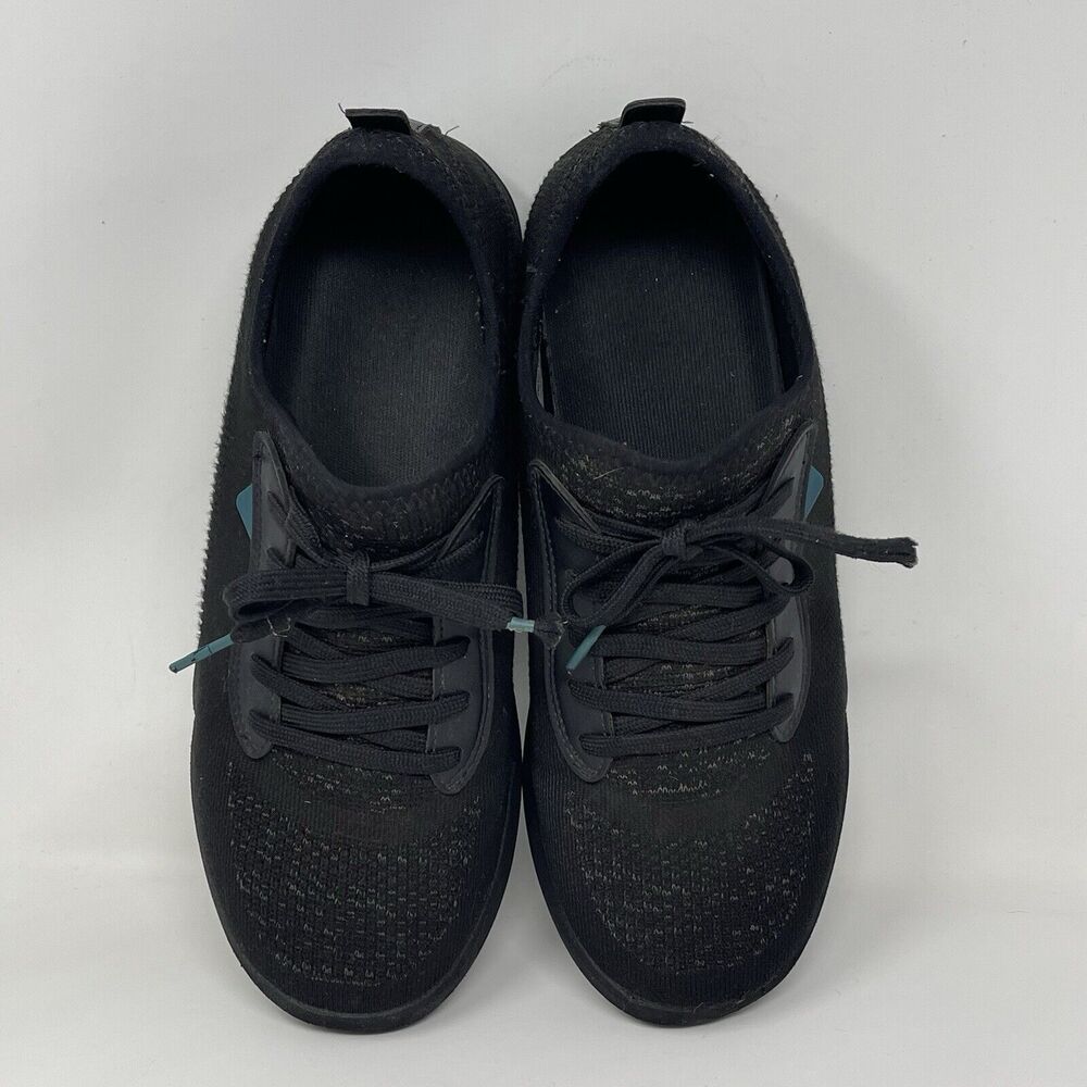 Vessi Weekend Sneakers Mens 10 Asphalt Black Fabric Waterproof Vegan Comfort - Picture 6 of 16